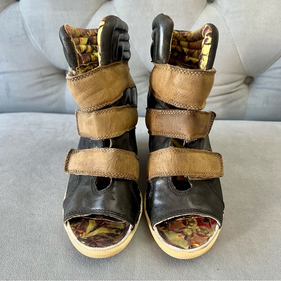 BOUTIQUE 9 Genuine Leather Boots Size 7 Open Toe - Picture 3 of 7